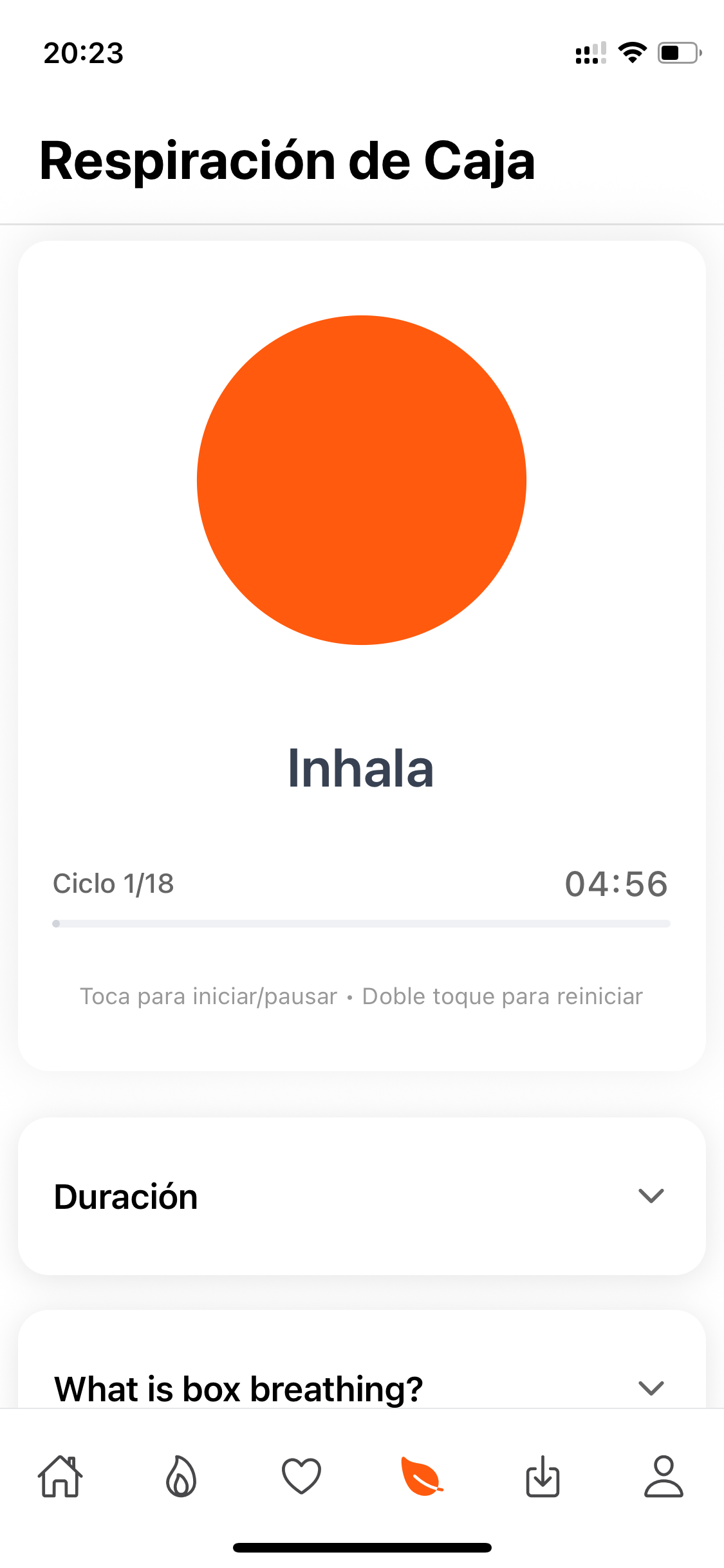 Respiración cuadrada